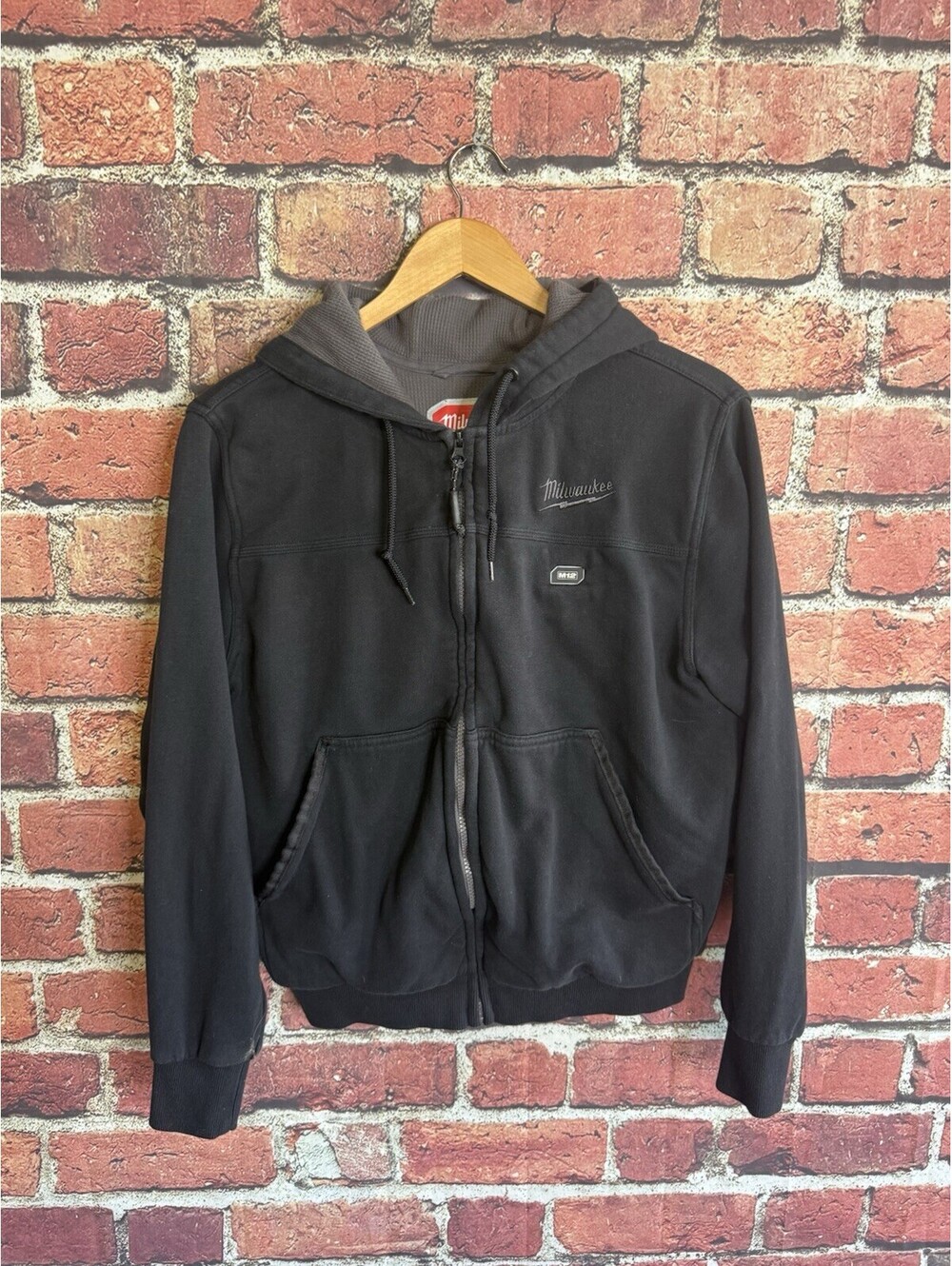 Milwaukee M12 Heated Hoodie S Black Workwear Construction Full Zip No Battery